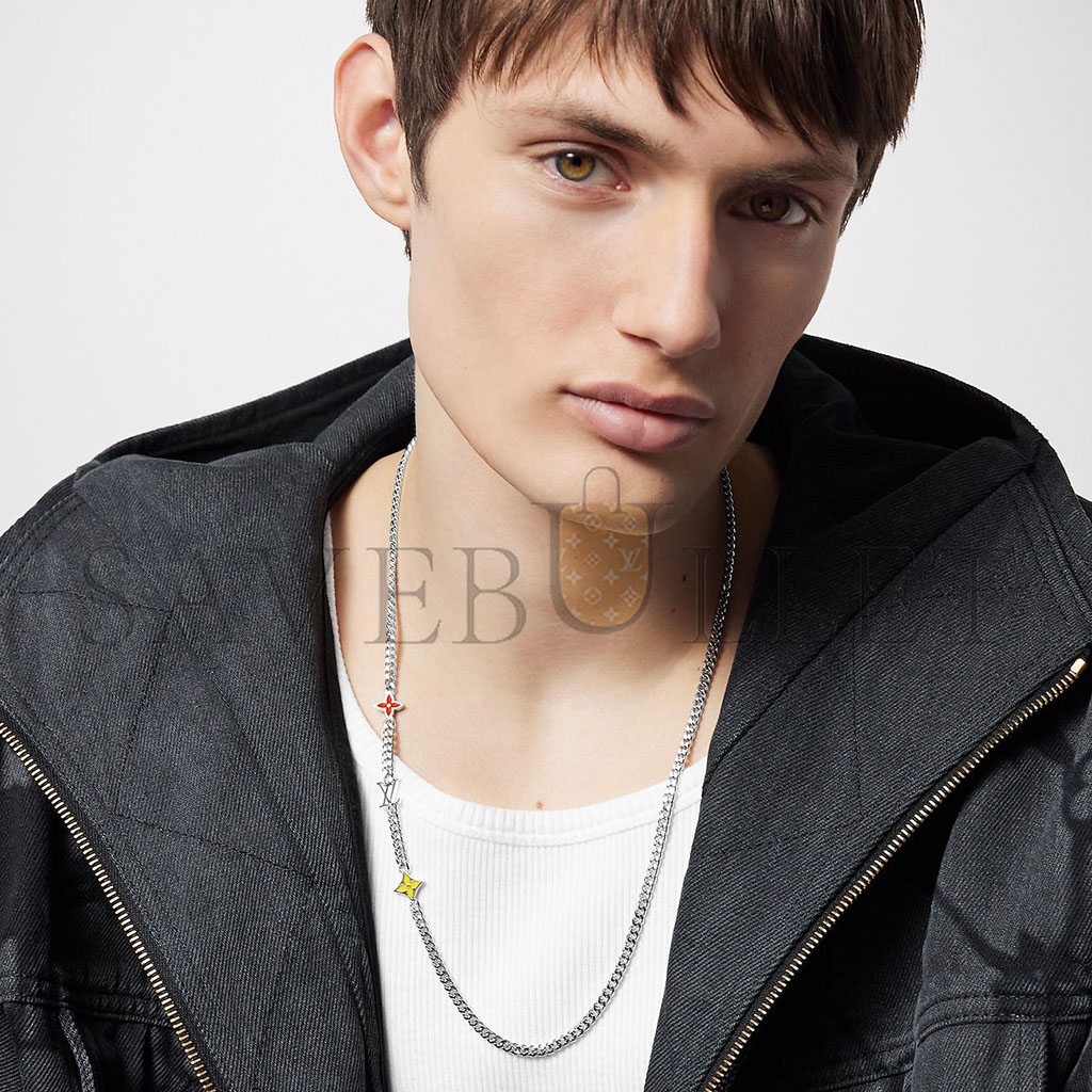 l**is V*t*n monogram row necklace m01951